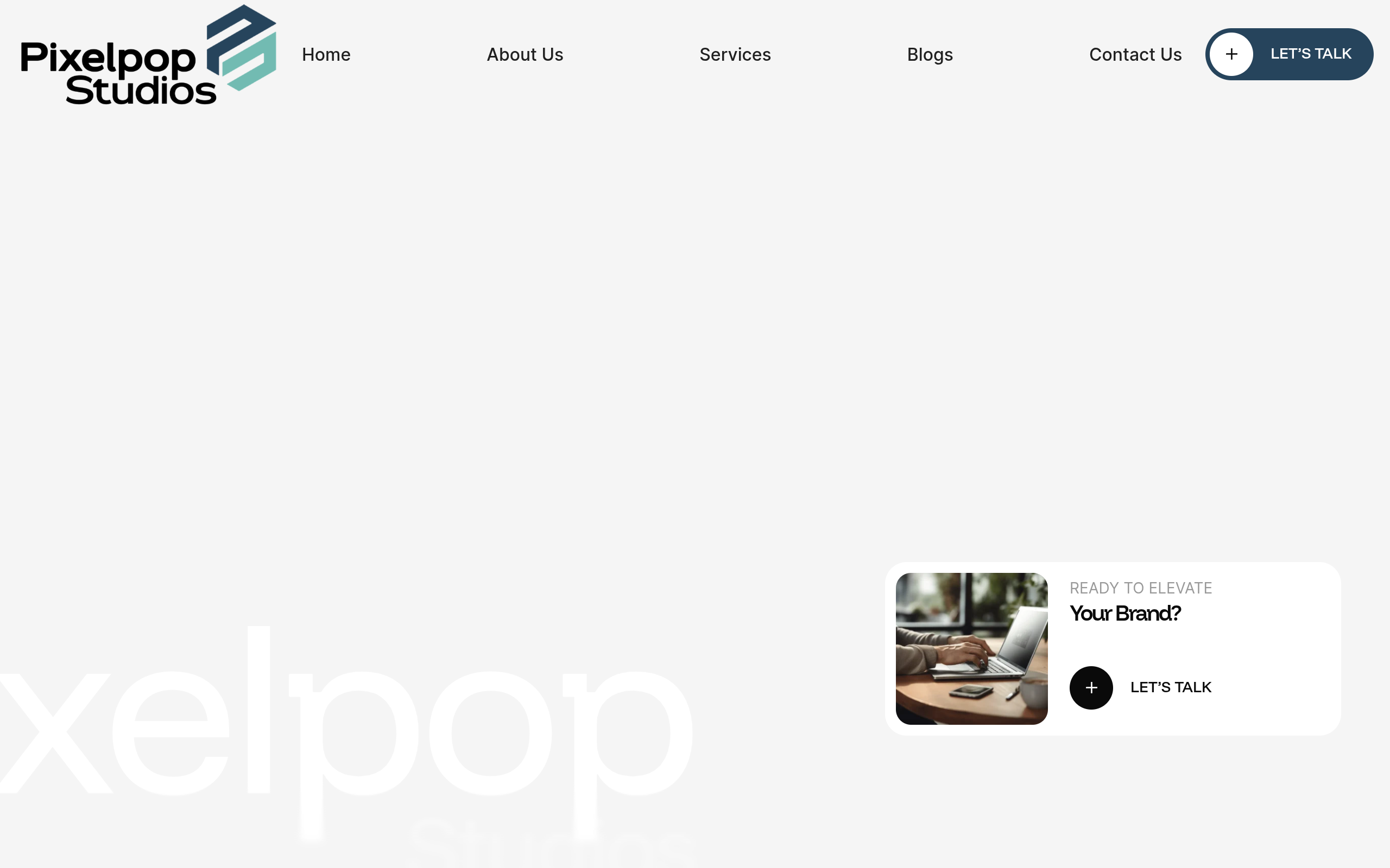 Desktop storefront view